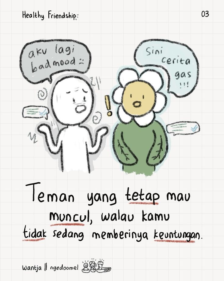 Lingkaran pertemanan yang sehat: hadir dengan tulus dan menghargai dengan tulus